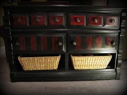 Check spelling or type a new query. Black And Red Painted Dresser Makeover Scavenger Chic