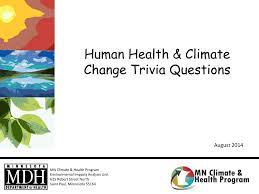 What was the first american film to show a toilet flushing? Ppt Human Health Climate Change Trivia Questions Powerpoint Presentation Id 7019741