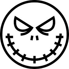 Download Evil Halloween Circular Scary Face Outline Vector Svg Icon Svg Repo