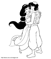 Printable aladdin and jasmine pdf coloring pages. Jasmine Et Aladdin De Disney Disney Princess Colors Princess Coloring Pages Disney Princess Coloring Pages