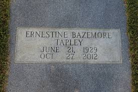 Ernestine Bazemore Tapley (1929-2012)