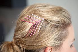 Bobby pins with short bob hairstyle. Creative Ways To Use Bobby Pins Alldaychic