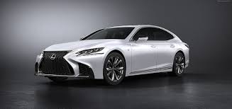 Hd Wallpaper 2017 New York Auto Show White Lexus Ls 500 F Sport Wallpaper Flare