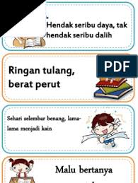 Bahasa Melayu Pepatah