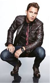 Black And Brown Outfits Mens Men S Dark Brown Leather Biker Jacket Black Dress Shirt Navy Skinny Jeans Dark Brown Leather Casual Boots Mens Outfits Mens Fashion Menswear