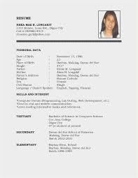 Use this simple resume template with its matching cover letter template to make a great impression. Word Document Simple Resume Format Word