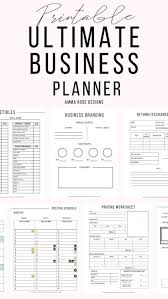 Business Planner Printable Business Planner Pdf Business Planning Business Planner Business Bundle 2020 Business Small Business Small Business Organization Business Planner Business Checklist