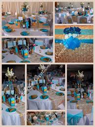 Turquoise Gold Party Theme Gold Theme Party Theme Party Decorations Gold Party