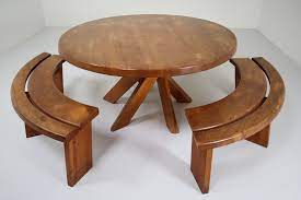 Shop for midcentury dining bench online at target. Mid Century Modern Elm Pierre Chapo Midcentury T21 Sfax Elm Dining Table And Three S38a Benches France 1960s Mid 20th Century Davidowski Recent Added Items European Antiques Decorative