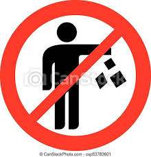 On mar 11, 2015 at 15:37 utc. No Trash Sign Canstock