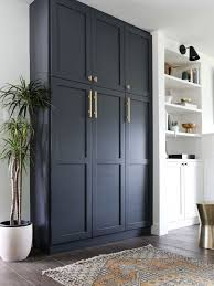 39 Sensational Black Kitchens Cabinets To Inspire Black Kitchen Cabinets Black Cabinets Inspire Kitche Built In Pantry Built In Cupboards Under Stairs Cupboard