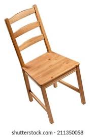 A stool is generally distinguished from chairs by their lack of arms and a back. Wooden Kitchen Chair Top View Stock Photo Edit Now 211350058