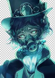 Anime character with mask drawing. Gas Mask Anime Drawing Png Clipart Anime Art Boy Character Child Free Png Download