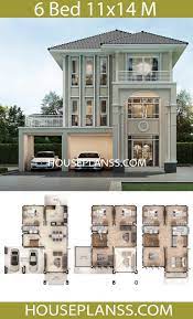 House Plans Idea 11x14 With 6 Bedrooms House Plans S 6 Bedroom House Plans House Construction Plan Model House Plan