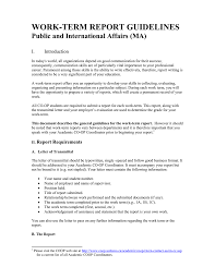 Check spelling or type a new query. Work Term Report Guidelines Uottawa Co