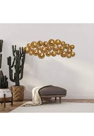 Dust with a soft cloth. Antique Gold Abstract Metal Decorative Wall Art Wall Decorations Decorshore