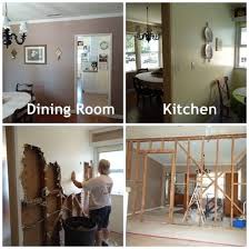 weekend project tearing down a wall
