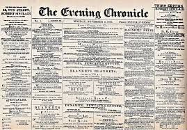 Could there be a better title for what a newspaper is supposed to 47. Image Result For 1885 Newspaper Britain Newcastle Newcastle Upon Tyne Newcastle Metro