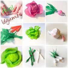 Fruits Et Legumes D Avril Idee Legume Craft Bricolage Papier