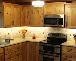 Furniture Charming Craftsman Kitchen With Pine Kitchen Cabinets Also Cool Pendant Light Also Stainles Knotty Pine Cabinets Pine Kitchen Cabinets Pine Cabinets