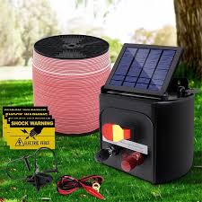 S200 portable solar electric fence charger | gallagher electric fencing. Buy Giantz 5km Solar Electric Fence Energiser Electrical Fencing Wire Tape Grays Australia