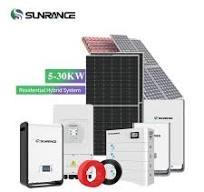 Sunrange off Grid Solar System 5kw 10kw Solar Panels 10kwh Lithium Energy  Storage with 25 Years Warranty