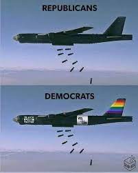 Secular Talk On Twitter Can Somebody Please Tweet Me That Meme Where One Fighter Jet Says Republican And The Other Says Democrat And They Re Both Bombing But The Democrat One Has A
