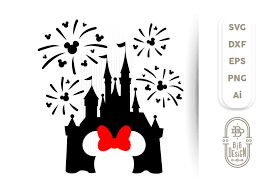 Mickey fireworks svg free, disney svg, mickey head svg, instant download, silhouette cameo, shirt design, fireworks svg, mouse, png 0327 Disney Castle Svg Disney Castle Fireworks Svg Minnie Mouse Head Svg Disney Svg Files For Cricut