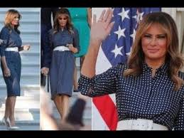 Melania Trump First Lady Shocks At Fourth Of July Celebrations In See Through Dress First Lady See Through Dress Trump New