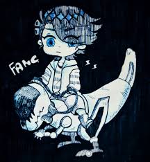 kawaiii philip and scary fang 仮面ライダー イラスト 仮面ライダーw 仮面ライダー