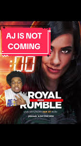 Aj Lee Royal Rumble 2024 Poster