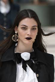 Then it's up to him to compose around her a mosaic of faces and presences that is not obscured by that perfection of cheekbones and skin. Vittoria Ceretti Walks The Runway During The Chanel Cruise Collection Chanel Cruise Chanel Makeup Looks Vittoria