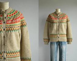 In shetland anything unusual is known as uncan which seemed like a fitting name for this traditional fair isle hat with a twist! Vintage Norwegian Cardigan 50s Hand Knit Wool Nordic Fair Etsy Hand Knitting Fair Isle Sweater Knitting