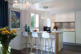 Pour l'aménagement d'une petite cuisine ouverte sur le salon ou d'une cuisine dans un petit espace, il faut ruser pour que la cuisine soit pratique et. Cuisines Semi Ouvertes Sur Le Salon Ou La Salle A Manger Cote Maison