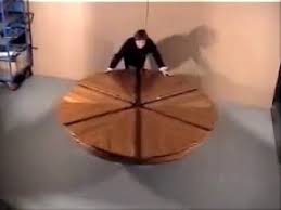The expansion leaves are hidden in the body of the table. Db Fletcher Capstan Ilona Expanding Table Youtube