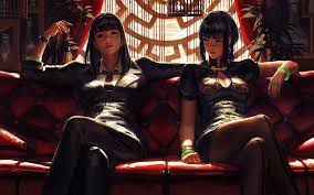 Use them in commercial designs under lifetime, perpetual & worldwide rights. Wallpaper Guweiz Z W Gu Original Characters Artwork Digital Art Black Hair Long Hair Legs Crossed Anime Girls Two Women Sitting 4096x2561 Thesausageyt 1935583 Hd Wallpapers Wallhere