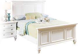Belmar White 3 Pc Queen Panel Bed White Paneling Queen Panel Beds King Size Bedroom Furniture Sets