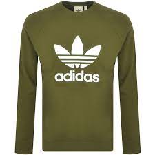 adidas Originals Trefoil Sweatshirt Green | Mainline Menswear United States
