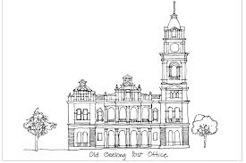 Retired Architect Creates Colouring In Drawings Of City Of Dreams In 2020 Dream City Architecture Landmark City Drawing