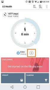 Several phone manufacturers have health tracker apps. Help Library Adding Exercise Types To Lg Health App Lg Canada