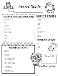 Secret Santa Questionnaire Secret Santa Questionnaire Secret Santa Secret Santa Questions