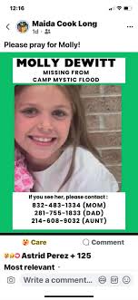 missing child found dead in flood debris