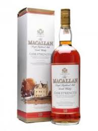 Macallan 10 Year Old Cask Strength Speyside Whisky Speyside Whisky Whisky Cask