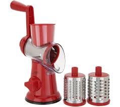 House2home Countertop Suction Slicer And Grater With 3 Barrels Qvc Com Countertops Grater Slicer