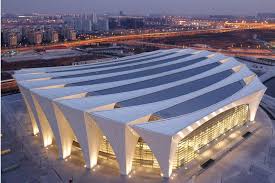 For example, there are track and field stadiums, football stadiums, baseball stadiums, swimming pools, and indoor arenas. Shanghai Oriental Sports Center Gymnasium Architecture Concept Architecture Stadium Architecture