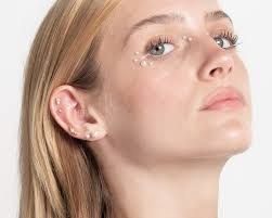 Pendiente de cartílago con parte posterior plana de perla, pendiente de  perla para cartílago de 3/4/5 mm, pendiente de perla tipo aro, pendiente de  perla para trago, pendiente de perla tipo barra,