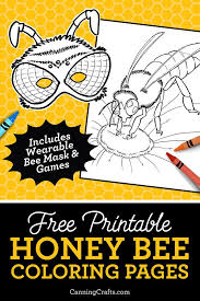 How do i get them to collect pollen? Bee Coloring Pages Pdf Crazypurplemama