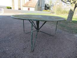 Meubles industriels table industriel table bassse industriel tabouret de bar industriel canapé industriel fauteuil industriel chaise industriel. Immense Grande Table De Jardin En Fer Forge Reserve Droin Antiquites