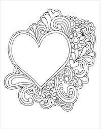 Mandala Heart Coloring Pages Free Coloring Pages Roses And Hearts Hearts And Roses In 2020 Heart Coloring Pages Love Coloring Pages Flower Coloring Pages