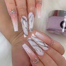 The Sum Of Sherlina S Blinding Sneaker Collection In Photos Best Acrylic Nails Long Acrylic Nails Coffin Long Acrylic Nails